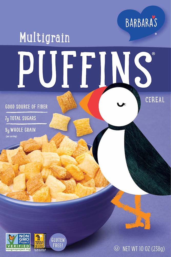 Multigrain Puffins Cereal